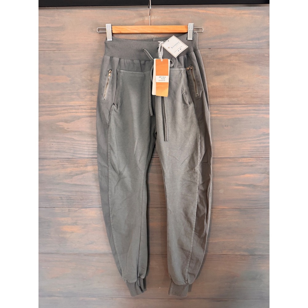 Suzy D London The Ultimate Joggers Med Grey XS Art 153-6 Women's Sweatpants NWT